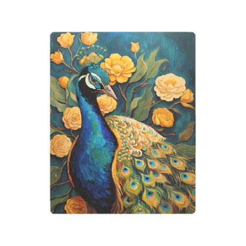 Peacock Majesty Metal Print