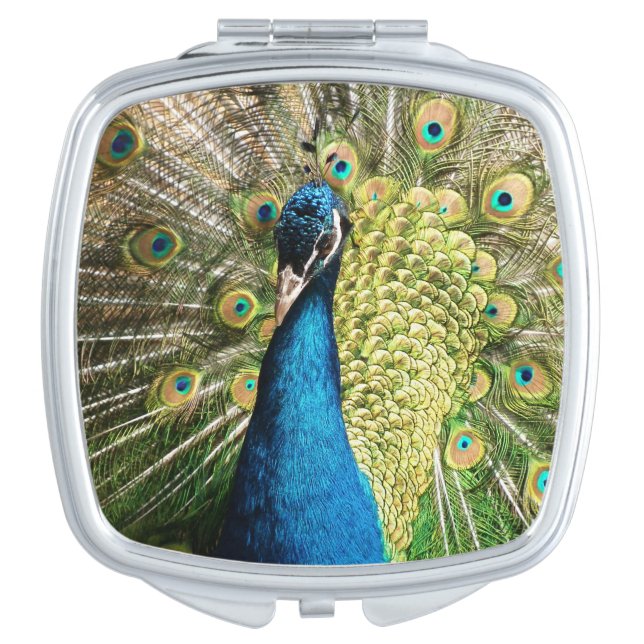 Peacock Makeup Mirror (Front)