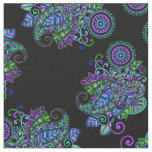Peacock Mandala Fabric
