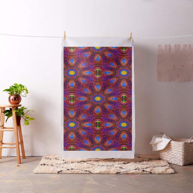 Peacock Mandala.... Fabric (In Situ)