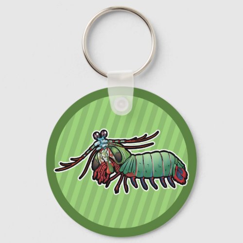 Peacock Mantis Shrimp Keychain