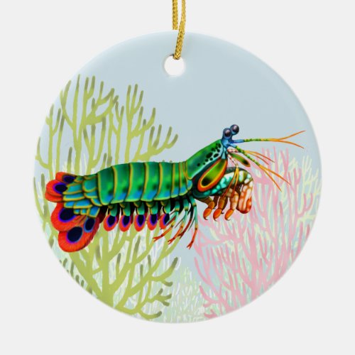 Peacock Mantis Shrimp Ornament