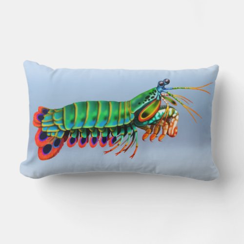 Peacock Mantis Shrimp Reef Animal Pillow