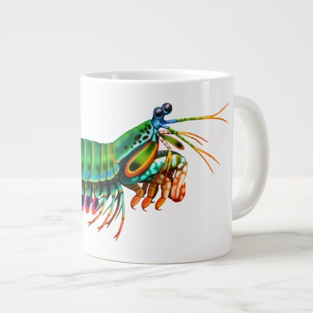 Peacock Mantis Shrimp Reef Animal Specialty Mug (Front Right)
