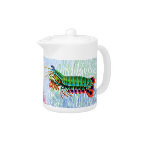 Peacock Mantis Shrimp Teapot