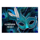Peacock Masquerade Party Admission Tickets