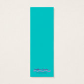 Peacock, Mini Bookmarks (Back)