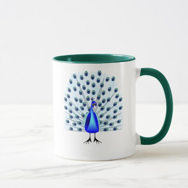 Peacock Mug (Right)
