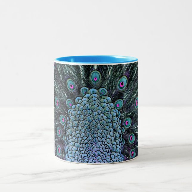 Peacock mug (Center)