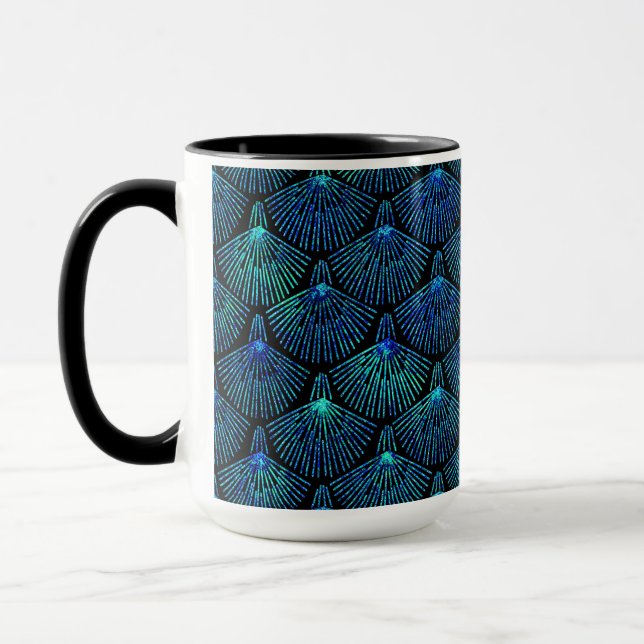 peacock mug (Left)