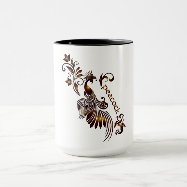 Peacock Mug (Center)