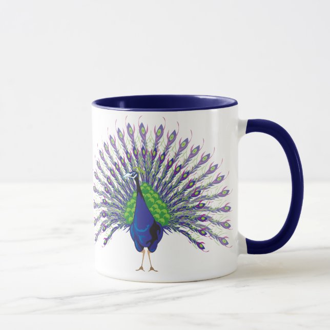 Peacock Mugs (Right)