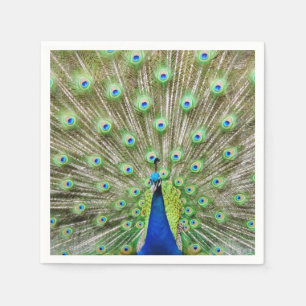 Peacock napkins