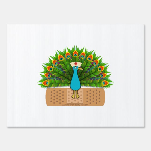 Peacock Nurse Sign (Front)
