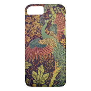 Peacock oakleaf floral Victorian jacquard elegant iPhone 8/7 Case