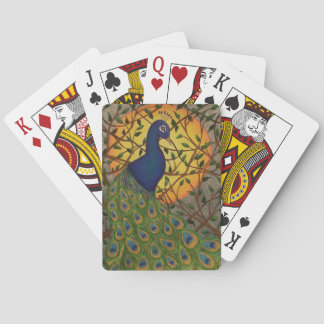 "Peacock of the Night" Poker Cards