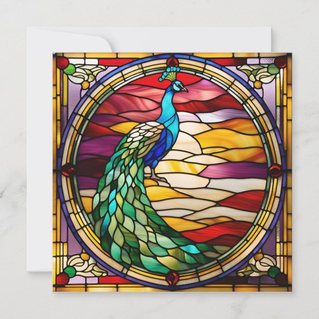 Peacock on Pink (Front)