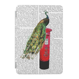 Peacock on Postbox iPad Mini Cover