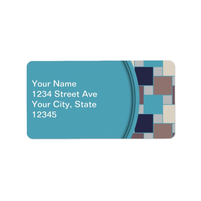 Peacock on the Beach Label (Front)