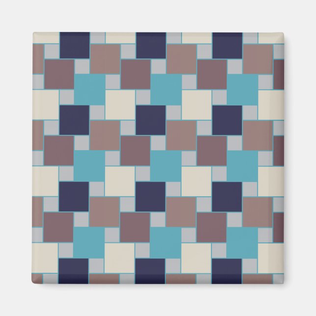 Peacock on the Beach Magnet (Front)