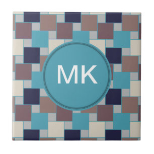 Peacock on the Beach Tile