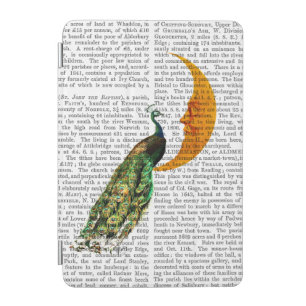 Peacock on the Moon iPad Mini Cover