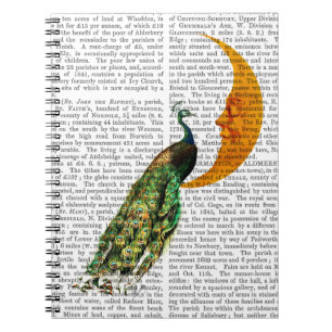 Peacock on the Moon Notebook