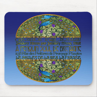Peacock Pair Mousepad