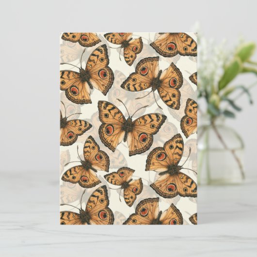 Peacock pansy butterfly pattern (Standing Front)