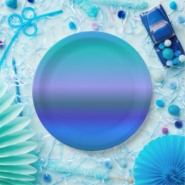 Peacock Paper Plates (Party)