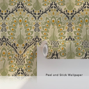 Peacock Parade Wallpapers Art Nouveau