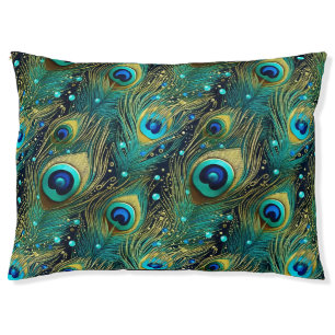 Peacock Passion Throw Pillow