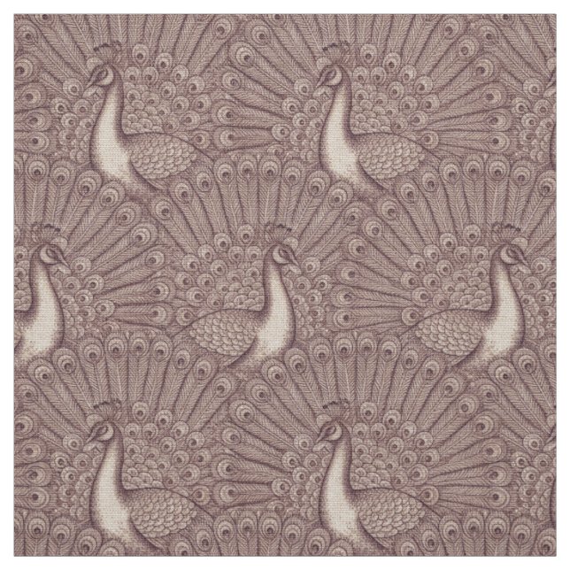 peacock pattern fabric (Swatch)