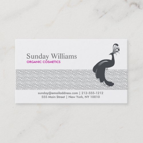 PEACOCK &amp; PEBBLES Business Card