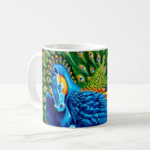 Peacock Pegasus Coffee Mug