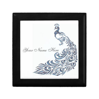 Peacock Personalized Keepsake Box