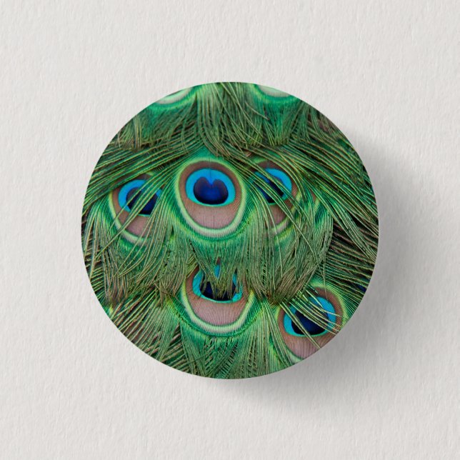 Peacock plumage button (Front)