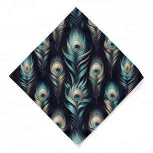 Peacock Plumes Bandana