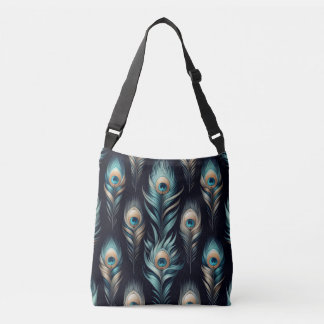 Peacock Plumes Crossbody Bag