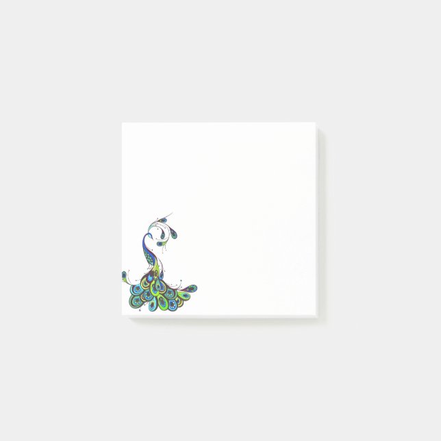 Peacock Post-it-Notes Post-it Notes (Front)