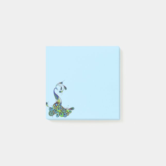 Peacock Post-it-Notes Post-it Notes (Front)