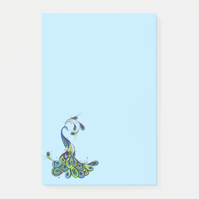 Peacock Post-it-Notes Post-it Notes (Front)