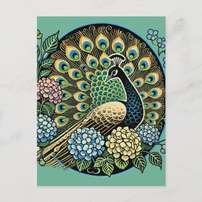 Peacock                                            postcard (Front)
