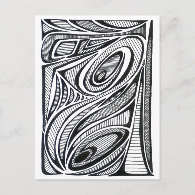 Peacock Postcard (Front)