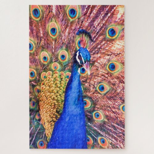 PEACOCK POWER SHOWOFF JIGSAW PUZZLE