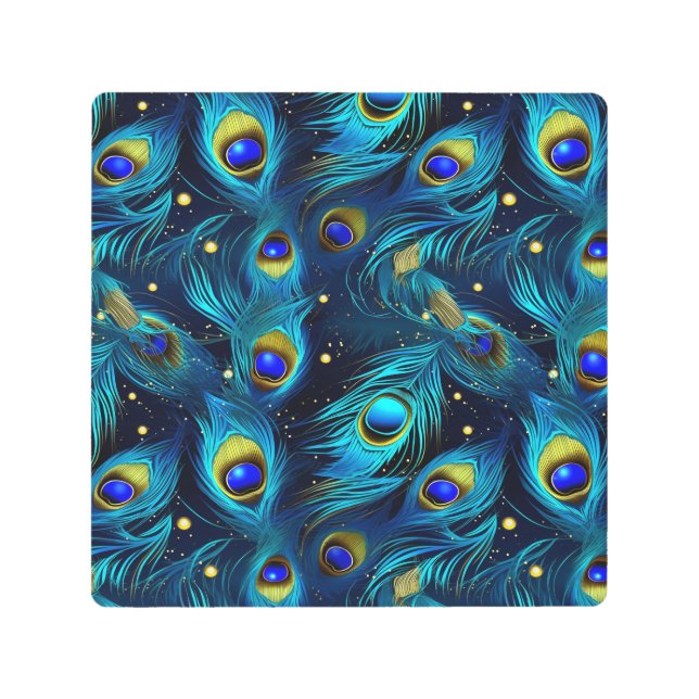 Peacock Pride Metal Print (Front)
