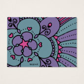 Peacock Princess Diva Rock Star Heart Polka Dots (Back)