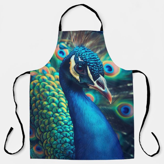 Peacock Profile Apron (Front)