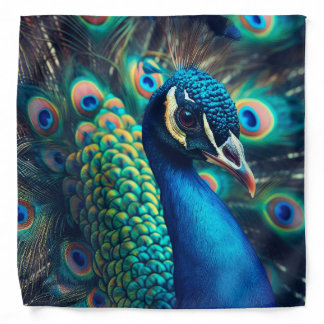 Peacock Profile Bandana