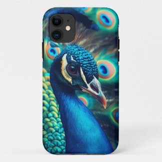 Peacock Profile iPhone 11 Case